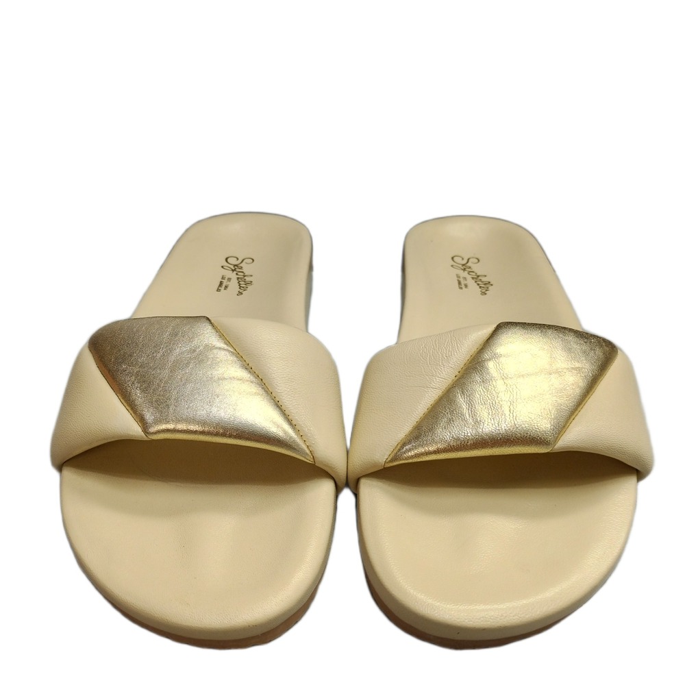 Seychelles Trilogy Slide Sandals Womens US Size 7 Tan Comfort Open Toe Slip On